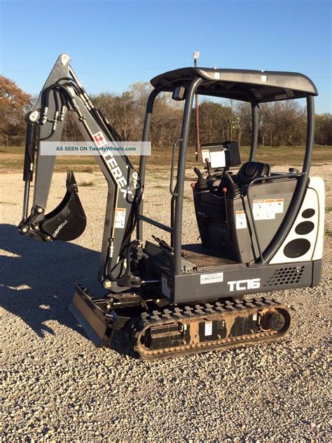 2013 terex tc16 mini excavator|terex tc16 specifications.